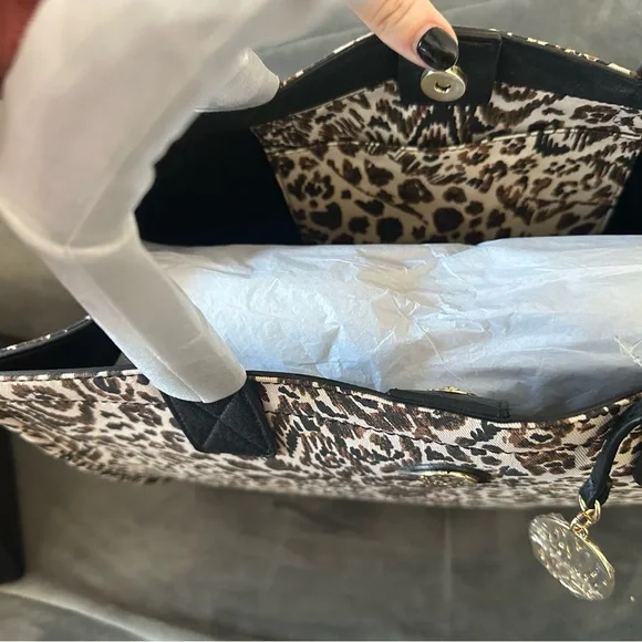 Lilly Pulitzer Leopard Print Tote - Brand New - Picture 6 of 9